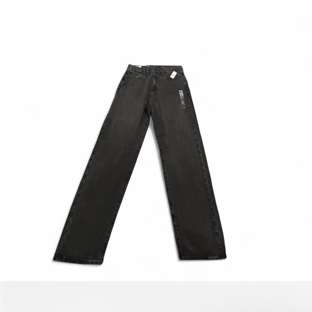 GAP Men's Dark Gray gap flex relaxed tapered Straight Jeans
